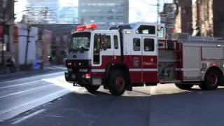 Toronto Fire R5231 HR332 C33 Responding [upl. by Anatol461]