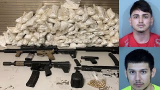 Four Arizona suspects arrested in connection to drug weapons trafficking involving baby DPS says [upl. by Nitsej]