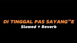 DI TINGGAL PAS SAYANG SAYANGE  Slowed  Reverb Full Lirik [upl. by Adnalohs]