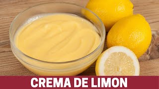 Crema de Limon  Cómo hacer crema de limon o Lemon Curd [upl. by Resneps]