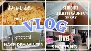 Vlog  CampA  Rossmann live Haul Pool sauber machen Filmempfehlungen neue vegetarische Produkte [upl. by Jaquith]