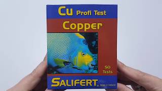 Aquaplantsonline  Unboxing Salifert Copper Cu test [upl. by Adnamar712]