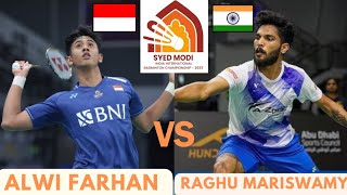 Alwi Farhan Vs Raghu MARISWAMY  SYED MODI INDIA 2023  R32 [upl. by Shedd]