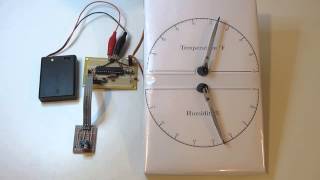 A Digital Thermometer Hygrometer With Analog Displays [upl. by Etnecniv]