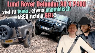 Land Rover Defender 90 X P400 2021 im Test 4K UHD  400 PS in der Kurzversion  Cars amp Cakes [upl. by Desai]