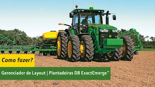 Gerenciador de Layout p Plantadeiras DB ExactEmerge™ [upl. by Charleton]