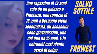 Due ragazze una di 18 e una di 13 anni vittime di baby killers a Bergamo e a Piacenza [upl. by Ativak]