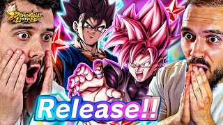 Un DUEL INVOCATION ÉPIQUE  Vegetto Blue LF amp Black Goku Rosé LF sur Dragon Ball Legends [upl. by Seen]