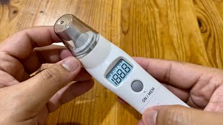 Omron MC523 Infrared Ear Thermometer Unboxing [upl. by Wiburg176]