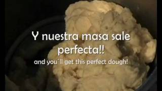 Recetas para Thermomix TM31  Masa de Pizza  Dough Recipe [upl. by Airrotal261]