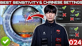 WORLD NO1 BEST SENSITIVITY 🥵 NSR XYZ 34 SENSITIVITY 2024  BGMI  PUBG MOBILE [upl. by Ikcir]