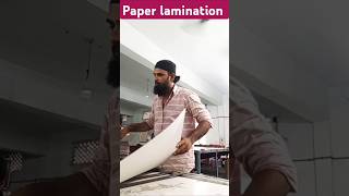 Paper lamination 🔥 😘🔥viralvideo shortvideo funny [upl. by Seiden]