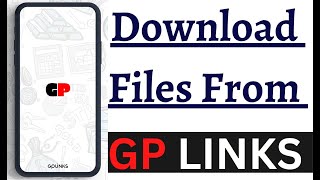 How To Download Files From GPlinks 2023  Gplinks se file kaise download kare  unlock gp link [upl. by Aronow]