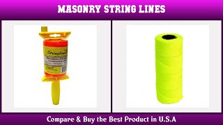 Top 10 Masonry String Lines to buy in USA 2021  Price amp Review [upl. by Linkoski]