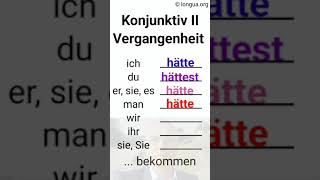 Konjunktiv II Vergangenheit Deutsch lernen Grammatik Übungen Mix Bausteine deutschlernen [upl. by Inaluahek]