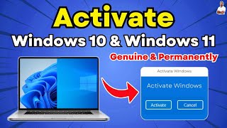 How to ACTIVATE Windows 10 and Windows 11 Permanently amp Genuinely [upl. by Frankel951]