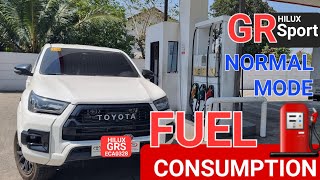 HILUX GRS FUEL CONSUMPTION in Normal Mode [upl. by Thorncombe]