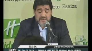 Maradona quotGrondona me mintioBilardo me traicionoquot [upl. by Suzann]