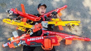 LTT Game Nerf War  Winter Warriors SEAL X Nerf Guns Fight Gang Rocket Person Shooter Purge [upl. by Nalyad]