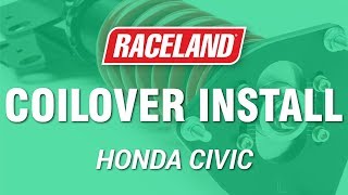 How To Install Raceland Honda Civic 8th Gen Coilovers [upl. by Levin]