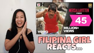 I  Mersalaayitten Video Reaction  AR Rahman  Vikram Amy Jackson Shankar [upl. by Ahtelat177]