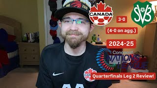 RSR6 Canada 30 Suriname 202425 CONCACAF Nations League Quarterfinals Leg 2 Review [upl. by Forelli]