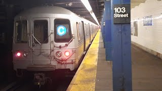 Short R46 C train ride 145th Street to 103rd Street [upl. by Llener187]