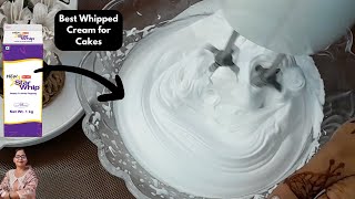 Make Perfect Whipping Cream for Cake  Simple and Easy [upl. by Geffner]