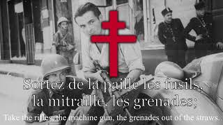 Song of The French Resistance  quotLe Chant Des Partisansquot [upl. by Enajiram]