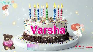 VARSHA Birthday Song – Happy Birthday to You [upl. by Tucker]