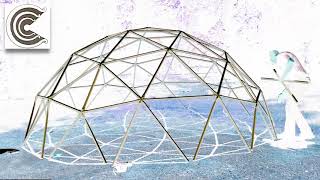 Large￼ PVC Geodesic Dome Many Uses And Easy to Assemble￼ ￼DIY ￼￼Design ￼ [upl. by Kryska]