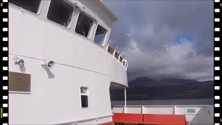 Isle of Arrans first passenger sailing to Brodick new pier [upl. by Alane]