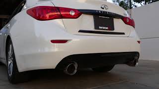 Tanabe Medalion Touring Exhaust  2016 Infiniti Q50 20t RWD [upl. by Hairam]