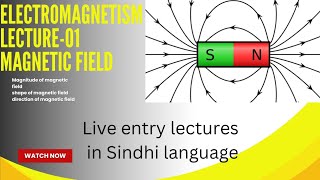 Electromagnetism Lecture01 Magnetic field complete description [upl. by Kcirderfla]