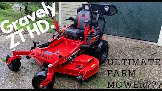 Gravely ZT HD 60quot Kawasaki The ULTIMATE mower for the FARM Were putting it to the test [upl. by Paloma]