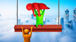 WHO WILL HANG ON THE LONGEST Gang Beasts [upl. by Eno]