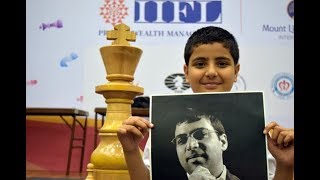 The 13yearold boy who very nearly beat Vishy Anand makes his maiden GM norm [upl. by Llertram]