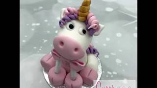 Unicorn Cake Topper by Georgie Godbold [upl. by Eissehc]