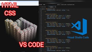 How to Create Loader Using Html CSS Stylesheet • VS Codr [upl. by Buyse]