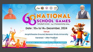 68th National School Games VolleyBall Championships  Banaras Hindu University [upl. by Macy]