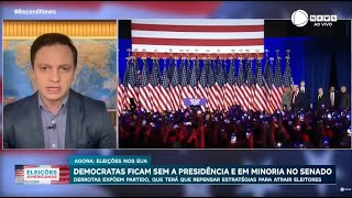 Trump vence no Alasca e garante votos de 295 delegados [upl. by Ahtenak616]