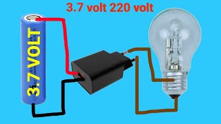 37 VOLT 220 VOLT İNVERTER DEVRESİ  ESKİ ŞARJ ALETİNDEN  MINI INVENTER 37 TO 220  DIY [upl. by Aimek]