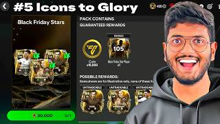 I Opened 105 OVR Guaranteed Pack from Black Friday  Icons to Glory Ep 5 [upl. by Benedikt]