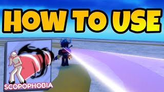 How To Use The Scopophobia Ability In Roblox Blade Ball [upl. by Aicemak891]