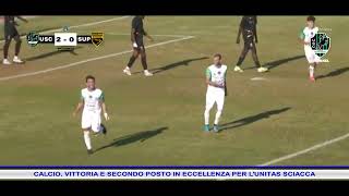 CALCIO VITTORIA E SECONDO POSTO IN ECCELLENZA PER LUNITAS SCIACCA [upl. by Am]