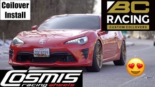 FRSBRZ86 BC RACING COILOVER INSTALL [upl. by Arjan537]