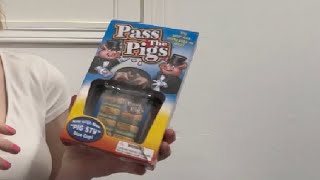 Pass The Pigs by Winning Moves Games USA a Hilarious Pig Dice Game Review [upl. by Issor]