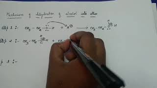 6 Dehydration of Alcohol to Ether  Mechanism [upl. by Nahtaneoj807]