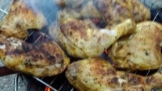 CUISSE DE POULET AU BARBECUE FACILE CUISINERAPIDE [upl. by Anneis107]