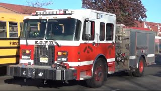 East Orange Fire Department Engine 1 Spare Responding [upl. by Akinod]